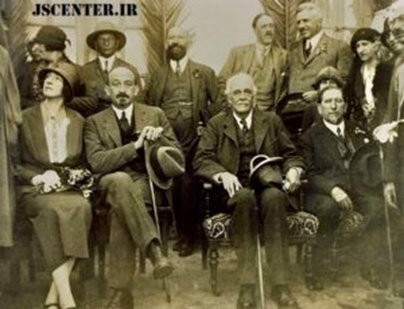 Balfour, visiting Palestine