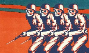 Resorting to creating horror, a mental trick of powers and cults